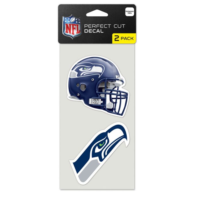 Seattle Seahawks Perfect Cut Decals 2 pack