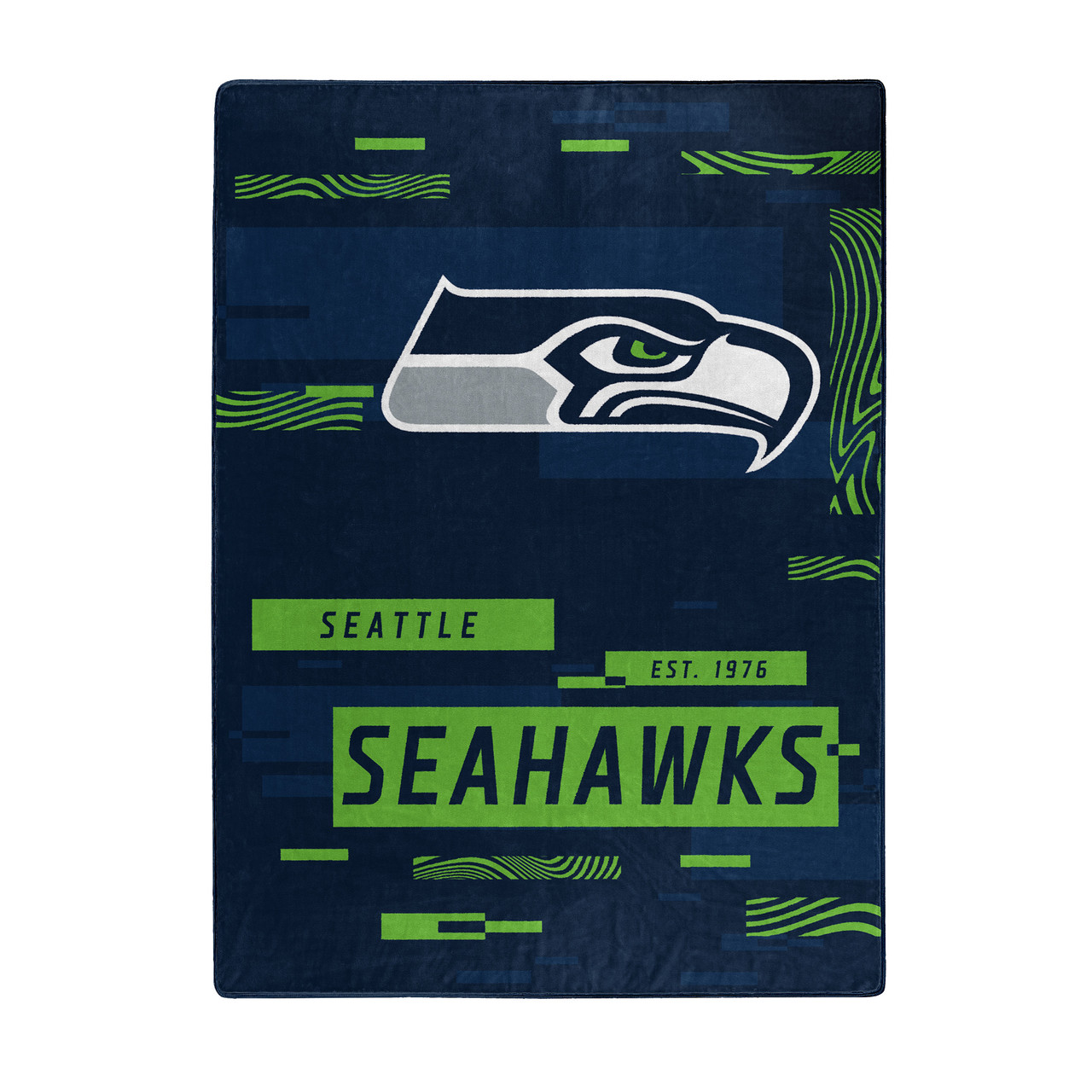 Seattle Seahawks Digital Design Raschel Blanket 60x80"