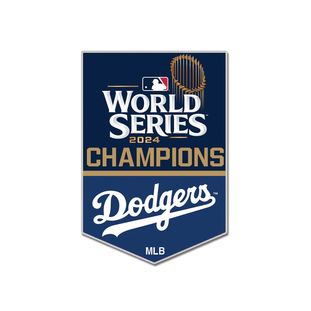 Los Angeles Dodgers 2024 World Series Champions Trading Pin