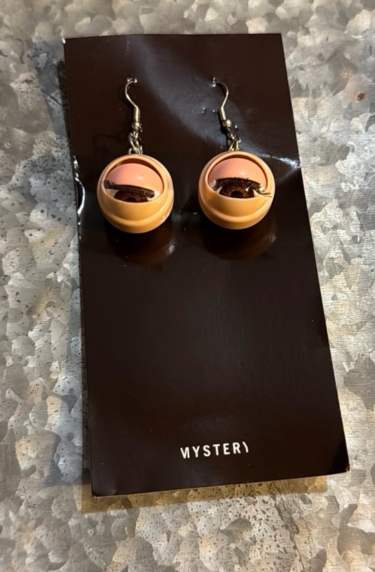 Blinking Doll Eye Dangle Earrings