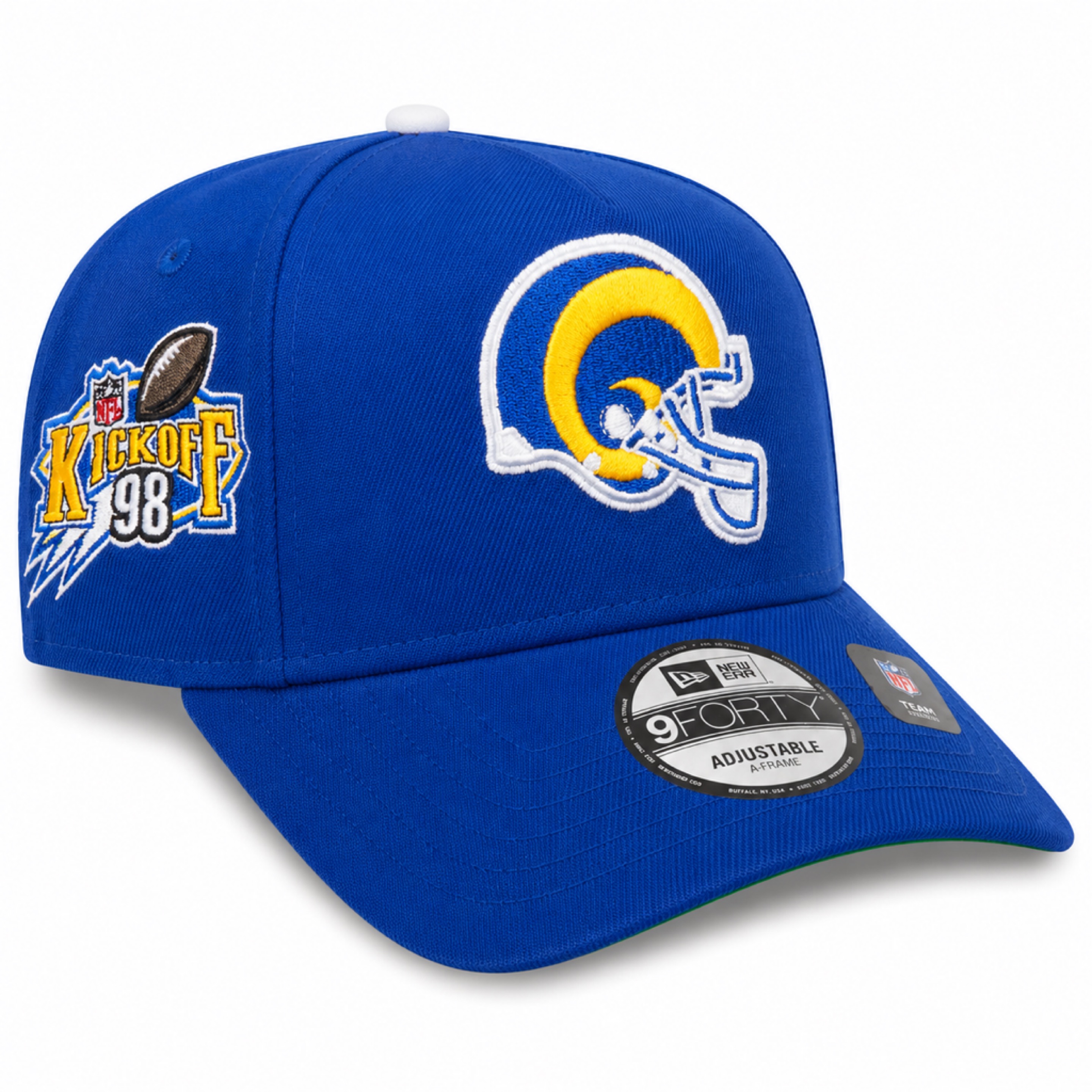 Los Angeles Rams 1998 Royal Blue New Era 9FORTY Kickoff Hat