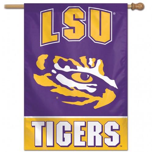 LSU Tigers Vertical House Flag 28x40"