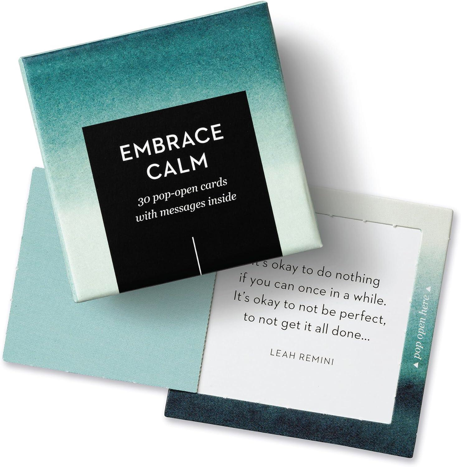 Compendium ThoughtFulls Pop-Open Cards – Embrace Calm – 30 Pop-Open Cards
