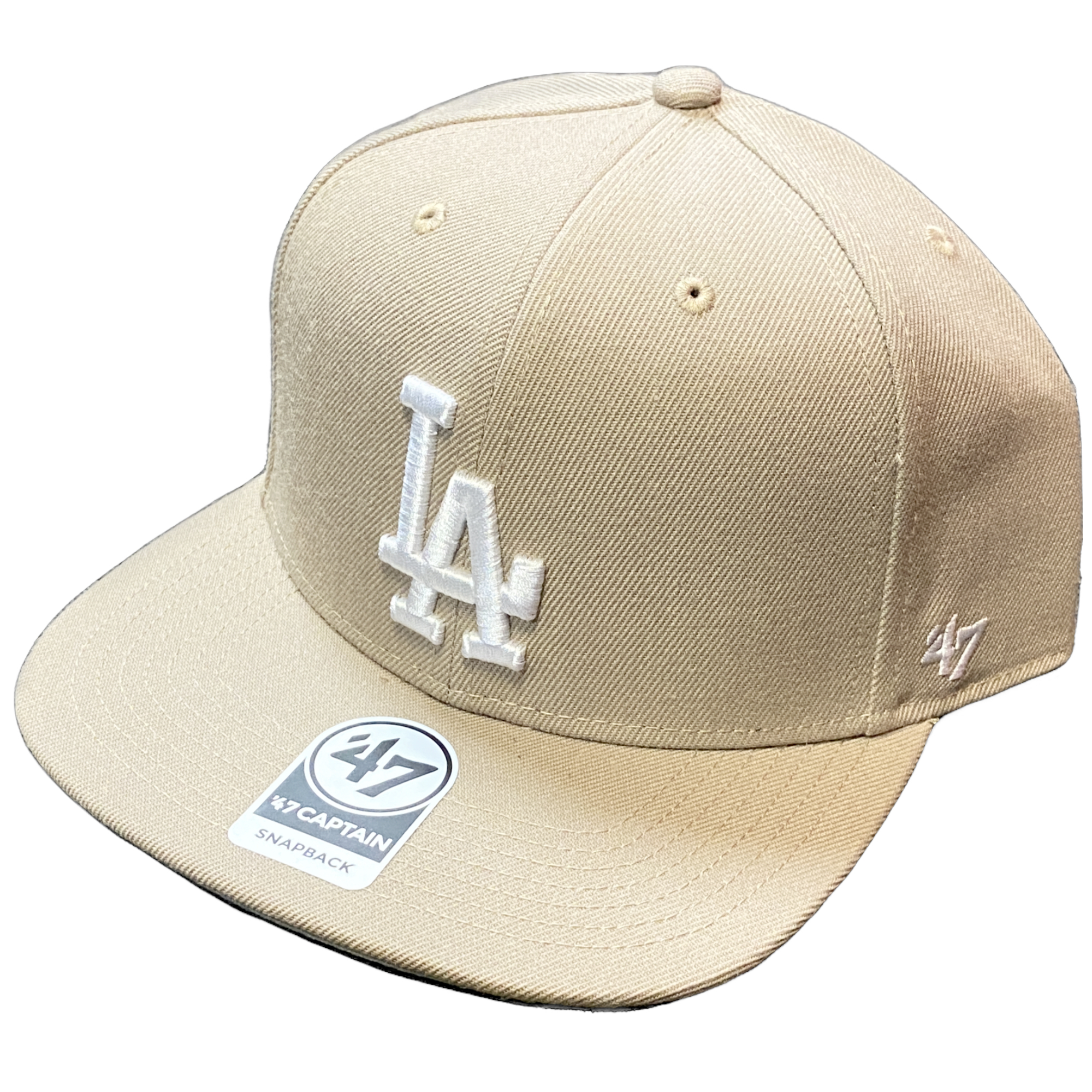 Los Angeles Dodgers Light Brown '47Brand Captain Snapback Hat