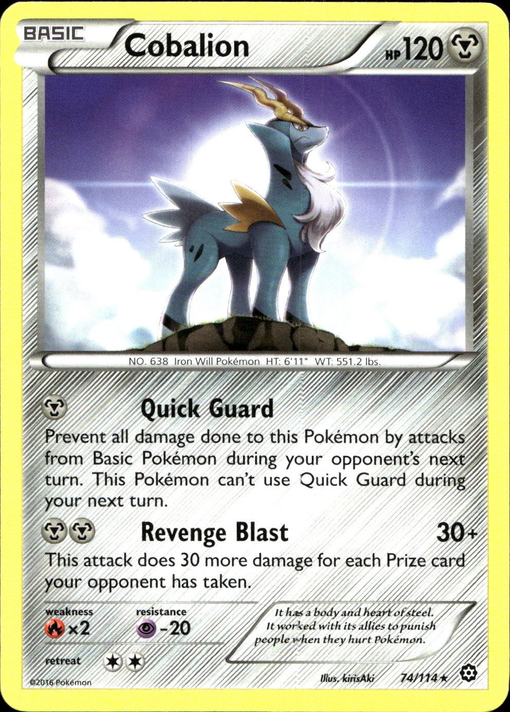 Cobalion - XY11 74