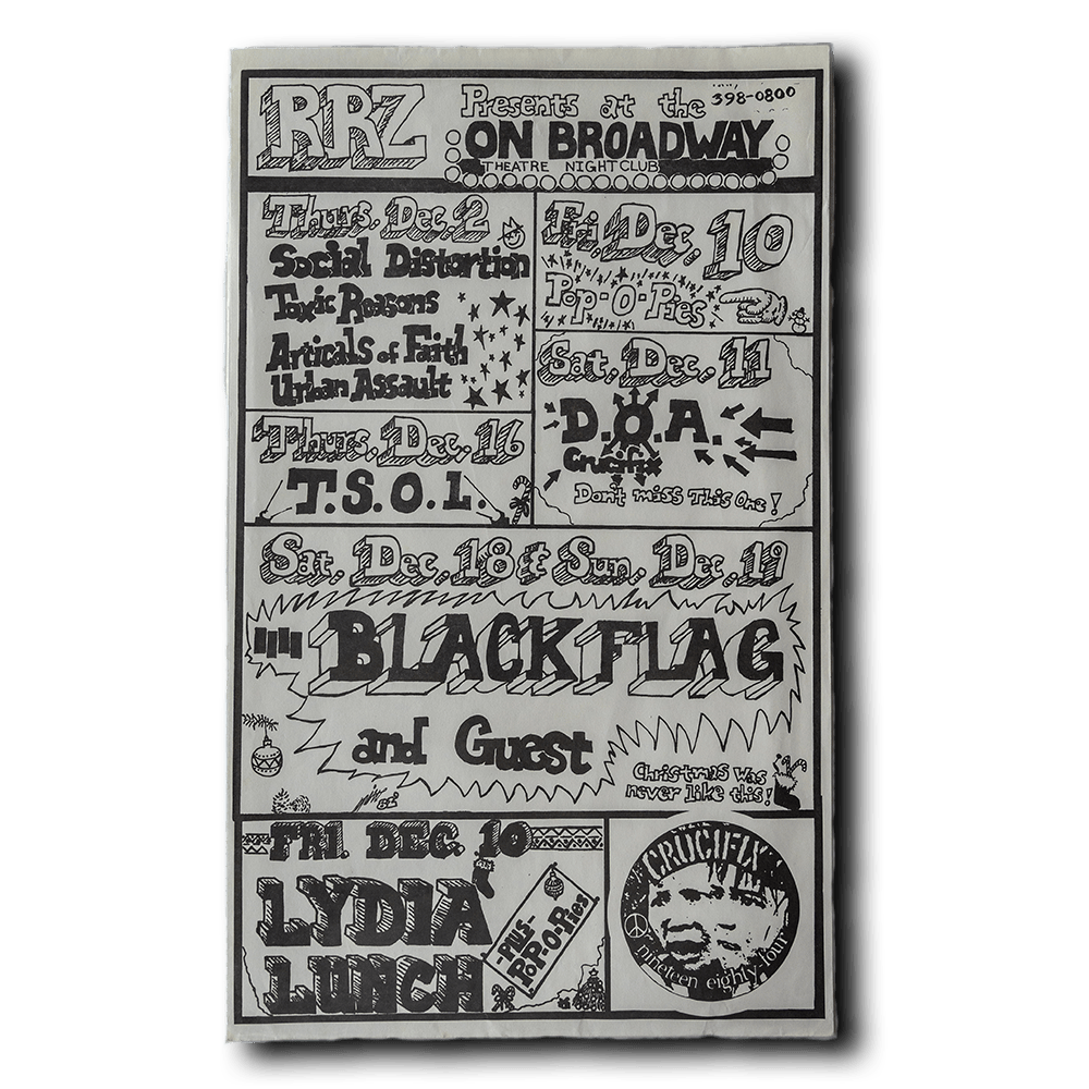 TSOL -- On Broadway [Handbill]