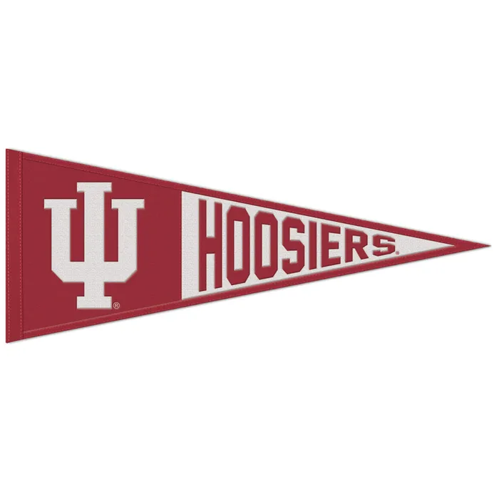 Indiana Hoosiers Embroidered Wool Banner