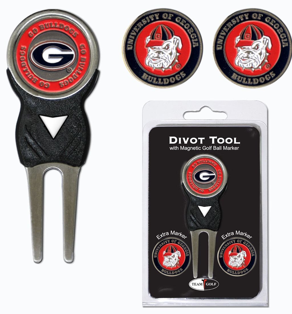 Georgia Bulldogs Golf Divot Tool with 3 Markers