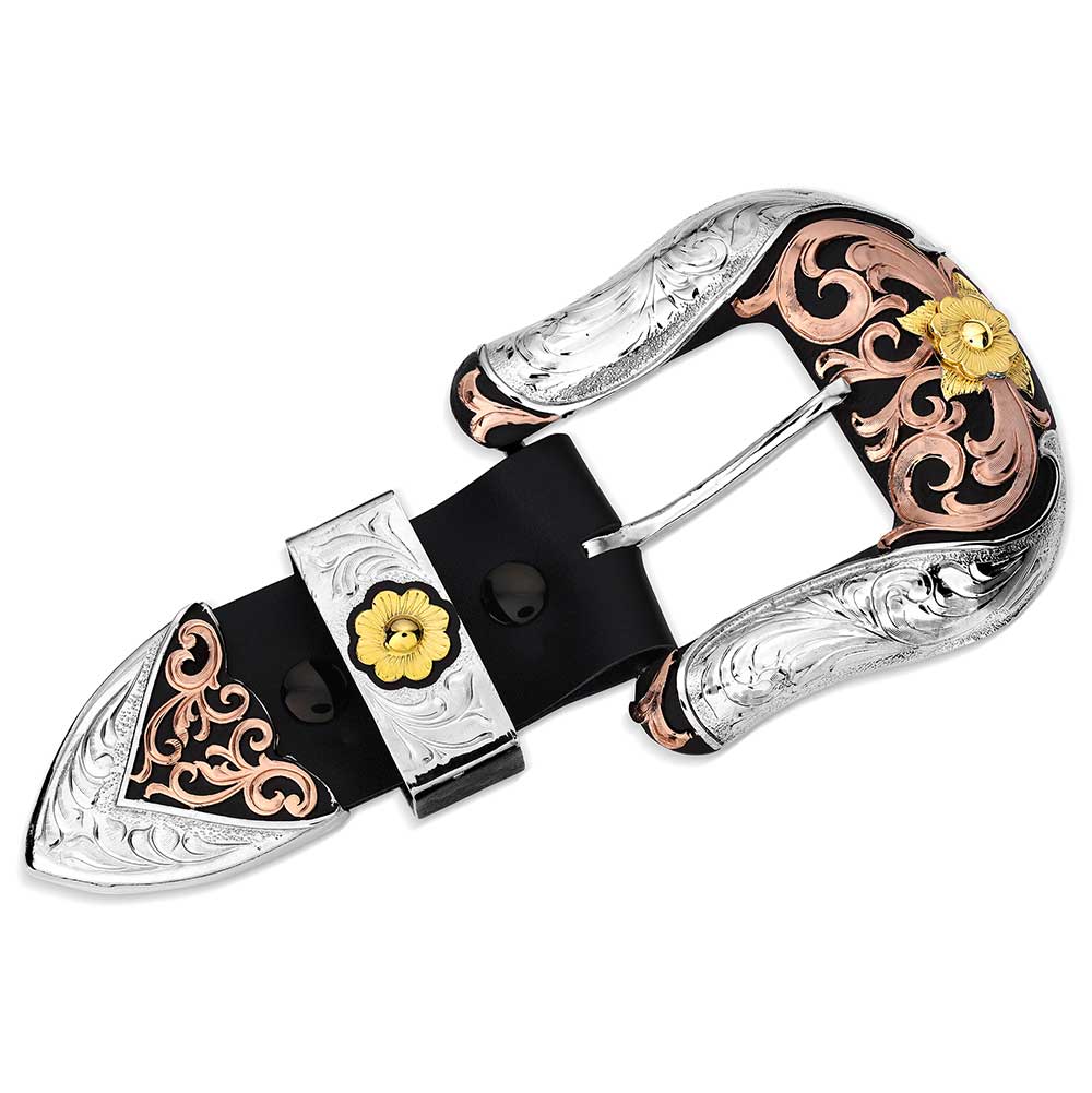 Cowboy Classic 3 Piece Belt Buckle Set