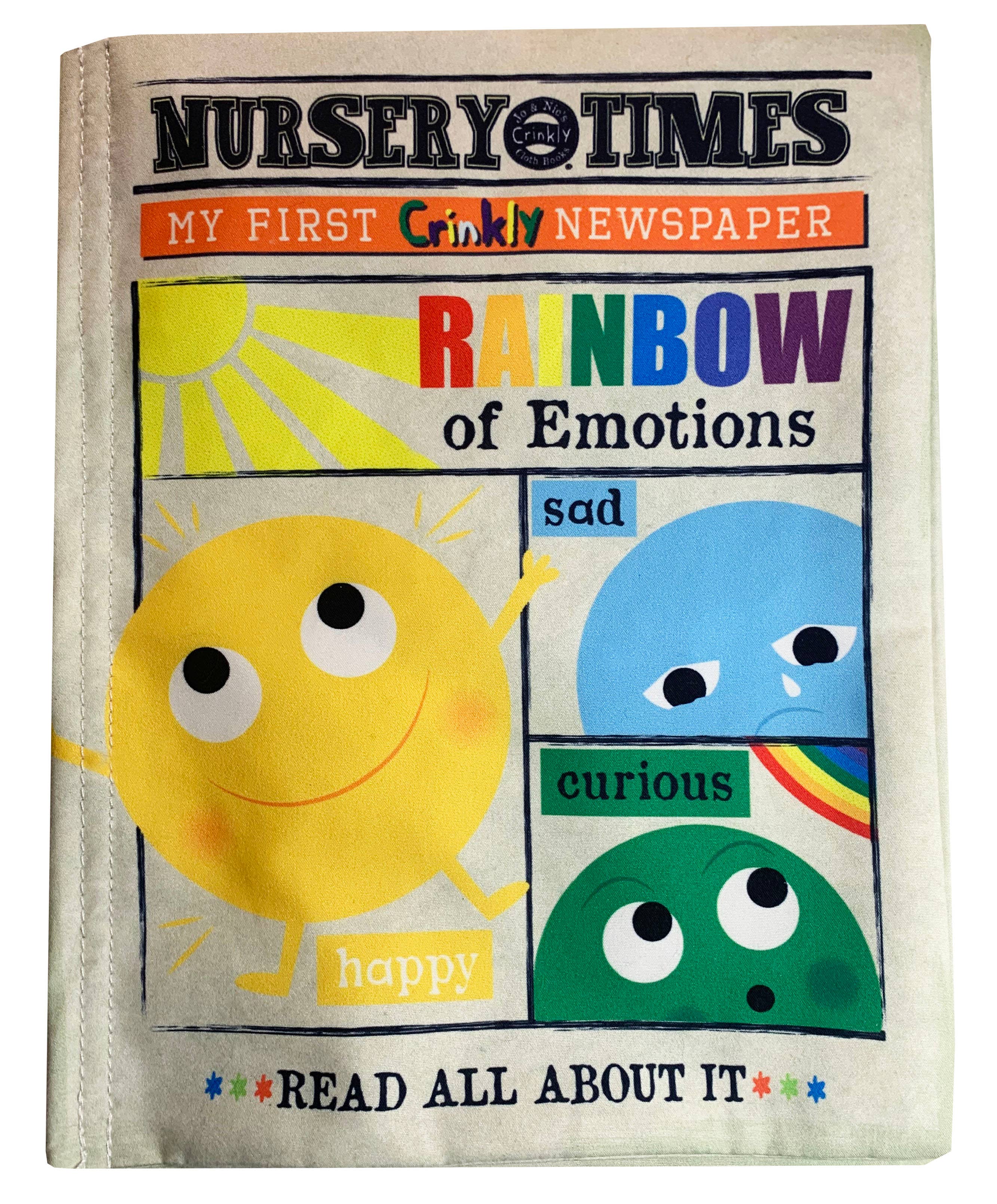 Jo & Nic's Crinkly Cloth Books - Rainbow of Emotions