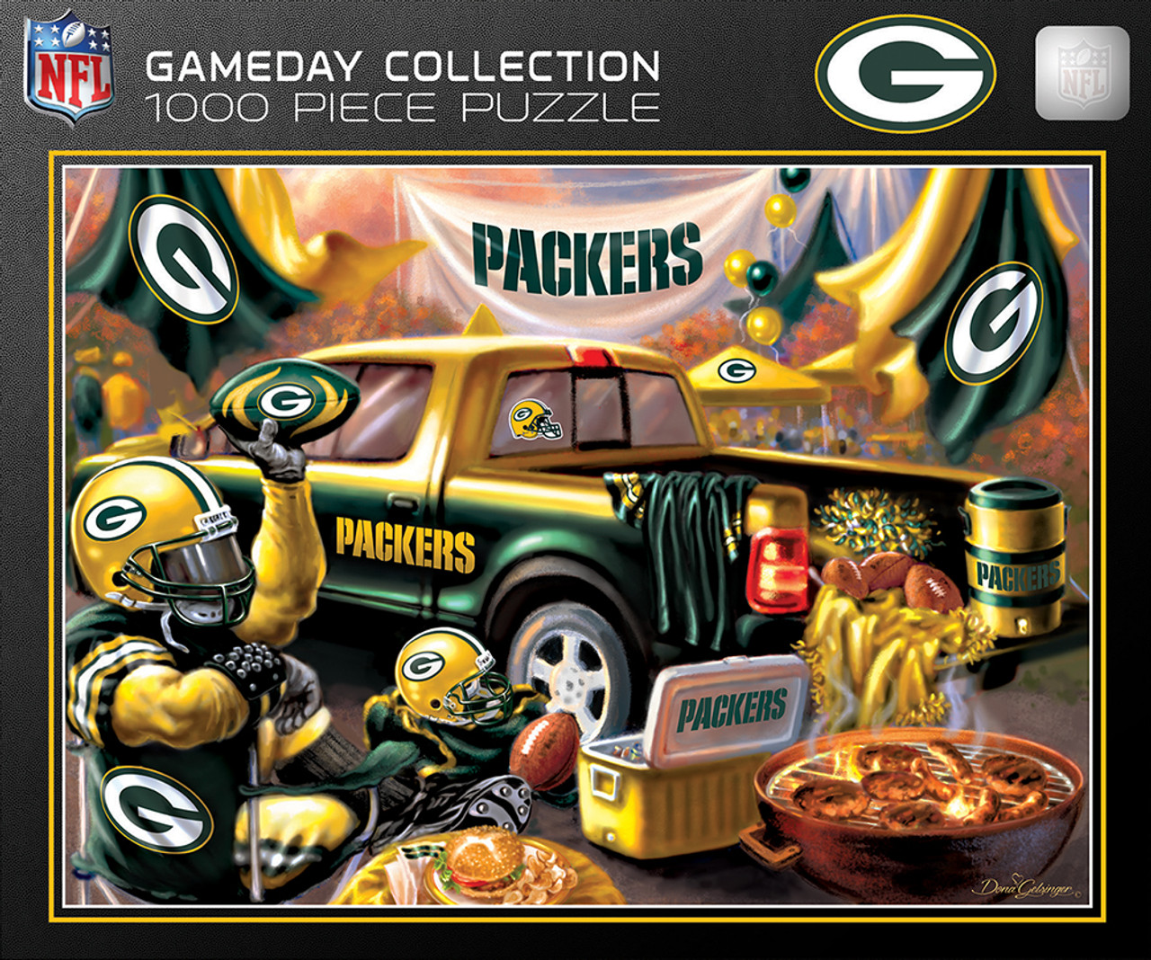 Green Bay Packers 1000 Piece Gameday Design Puzzle