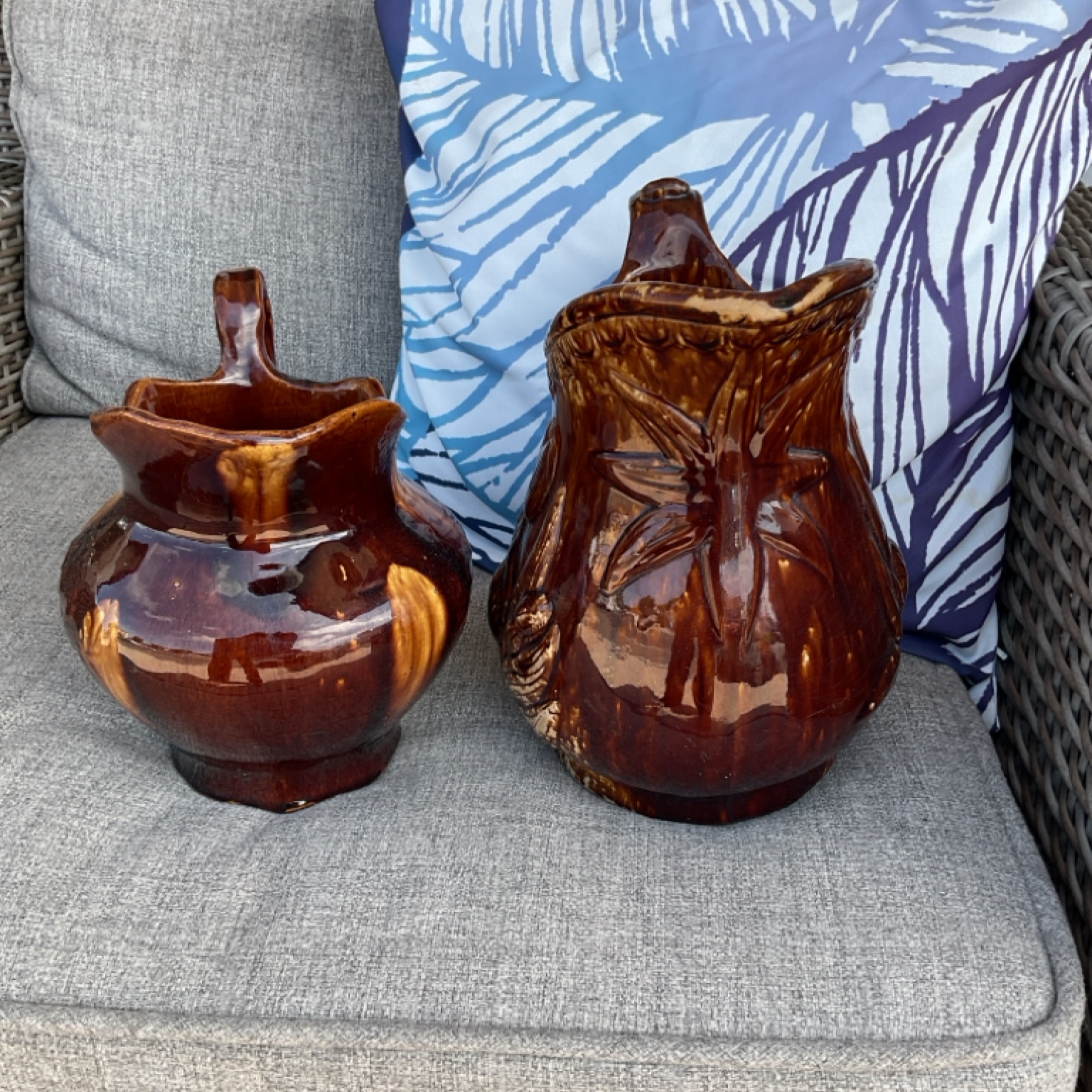 Brown Pitcher Set