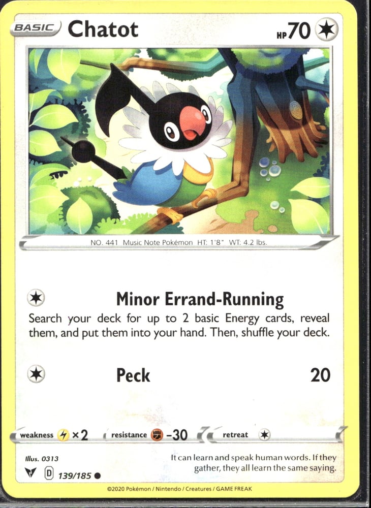 Chatot - SWSH4 139/185