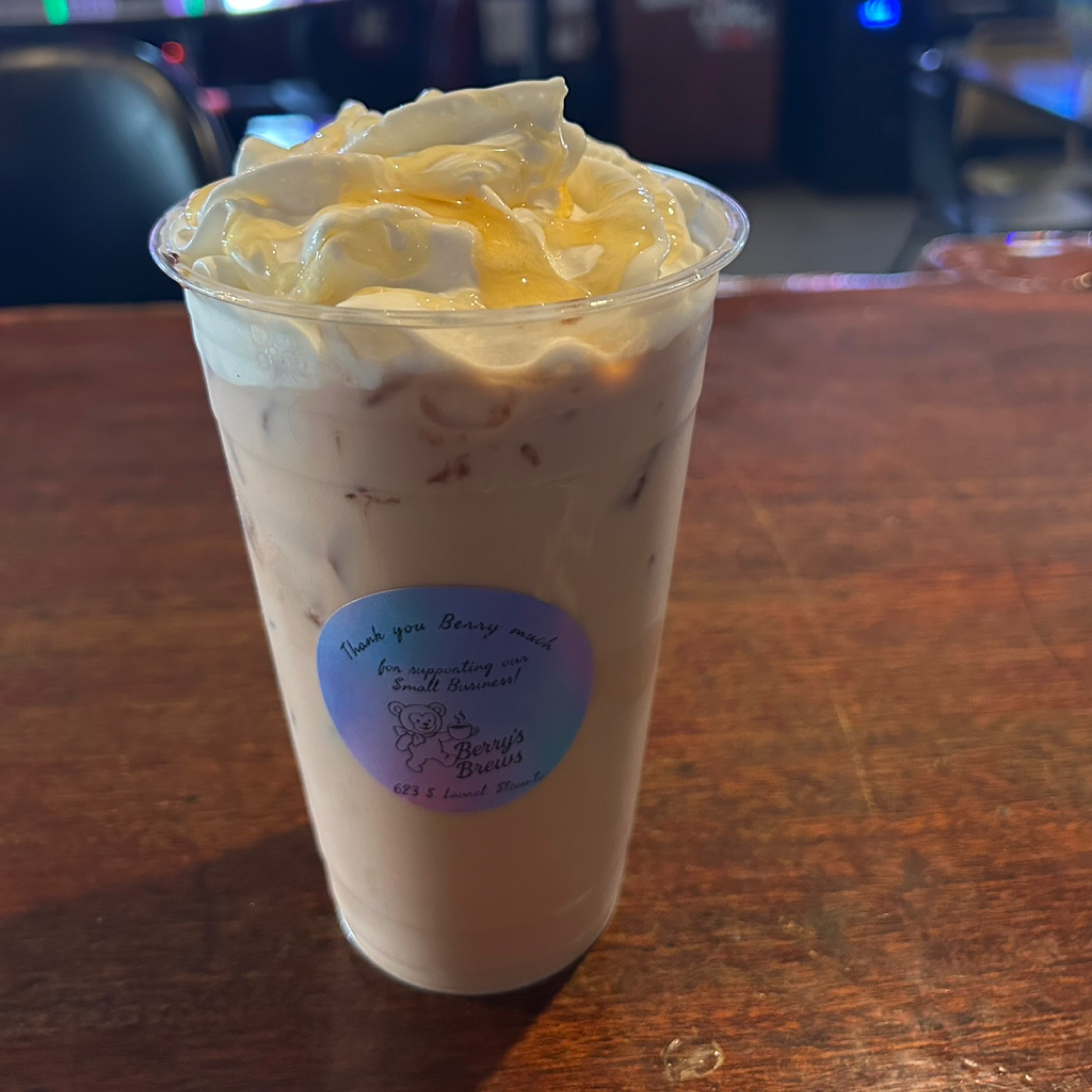 Honey Lavender Frappe