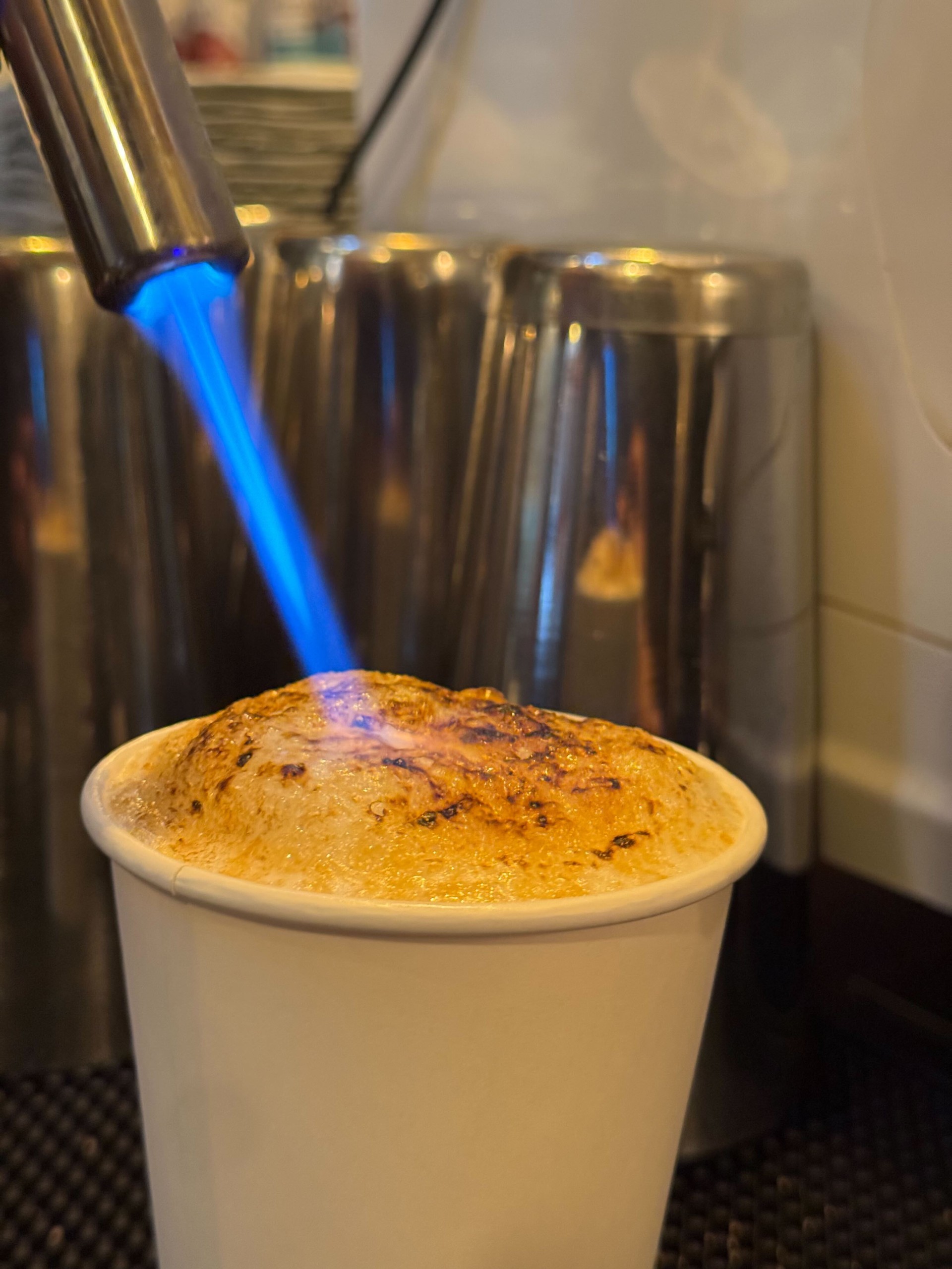 Peppermint Bark Brulee Latte