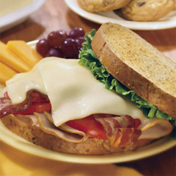 Turkey Bacon and Cheese