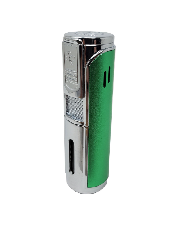 Rocky Patel Lighter Envoy Chrome & Light Green