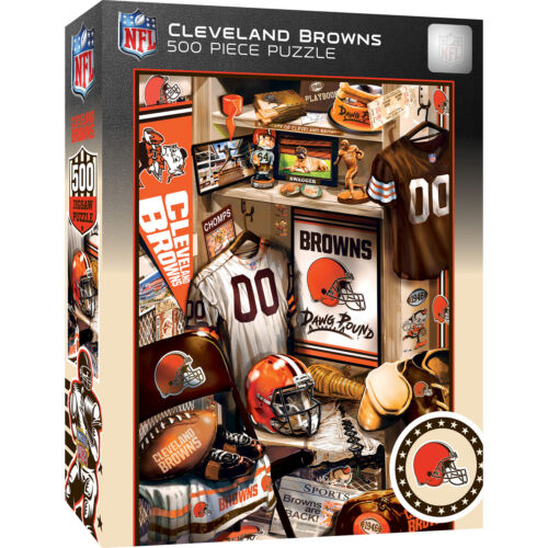 Cleveland Browns Lockeroom Puzzle 500 Piece