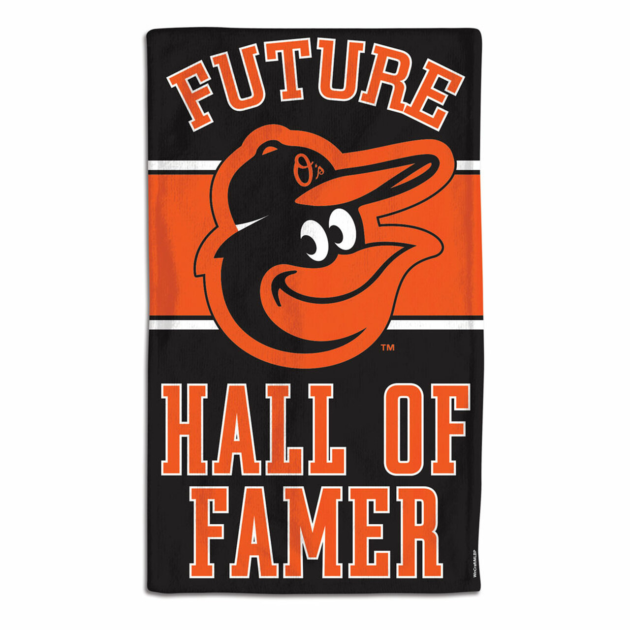 Baltimore Orioles Baby Burp Cloth 10x17"