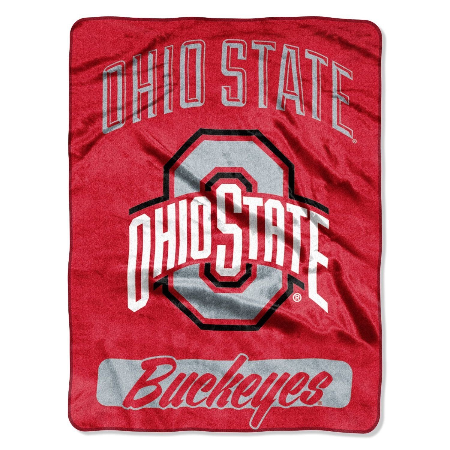 Ohio State Buckeyes 46x60" Varsity Design Rolled Blanket