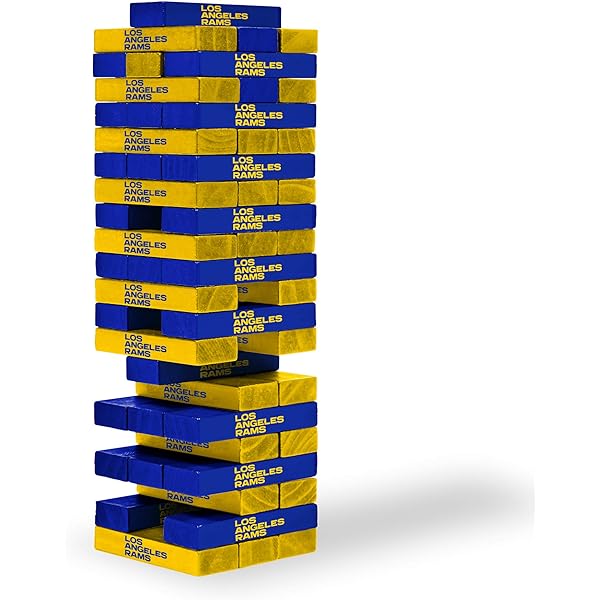 Los Angeles Rams Jenga Game