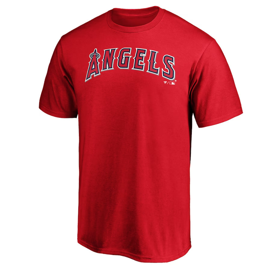 Los Angeles Angels Red '47Brand Wordmark Shirt
