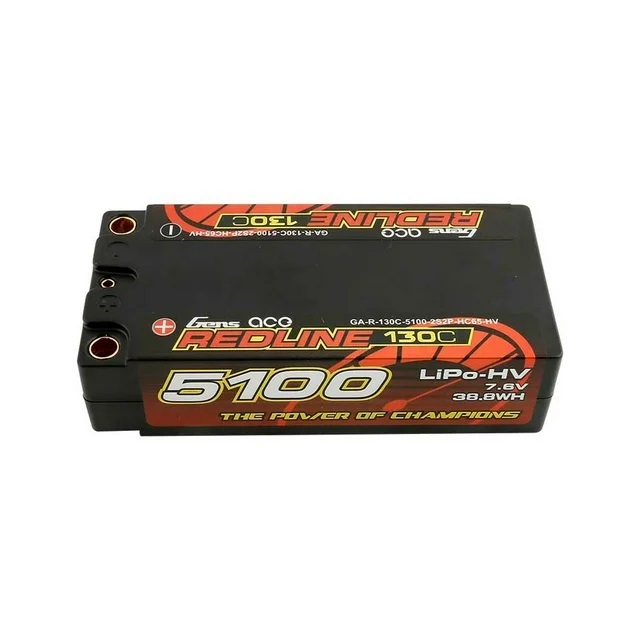 Gens Ace 5100mah 7.6V 130C 2S 5.0mm Bullet