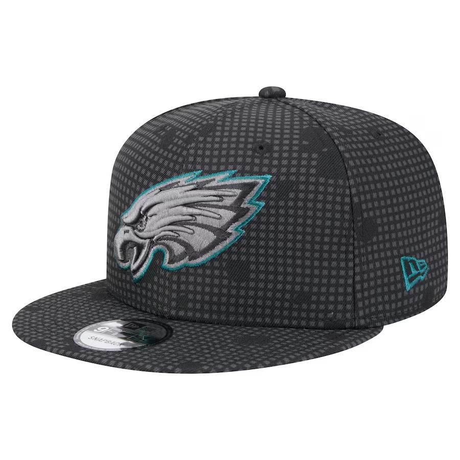 Philadelphia Eagles Black New Era Midnight Ink Popstar Snapback Hat