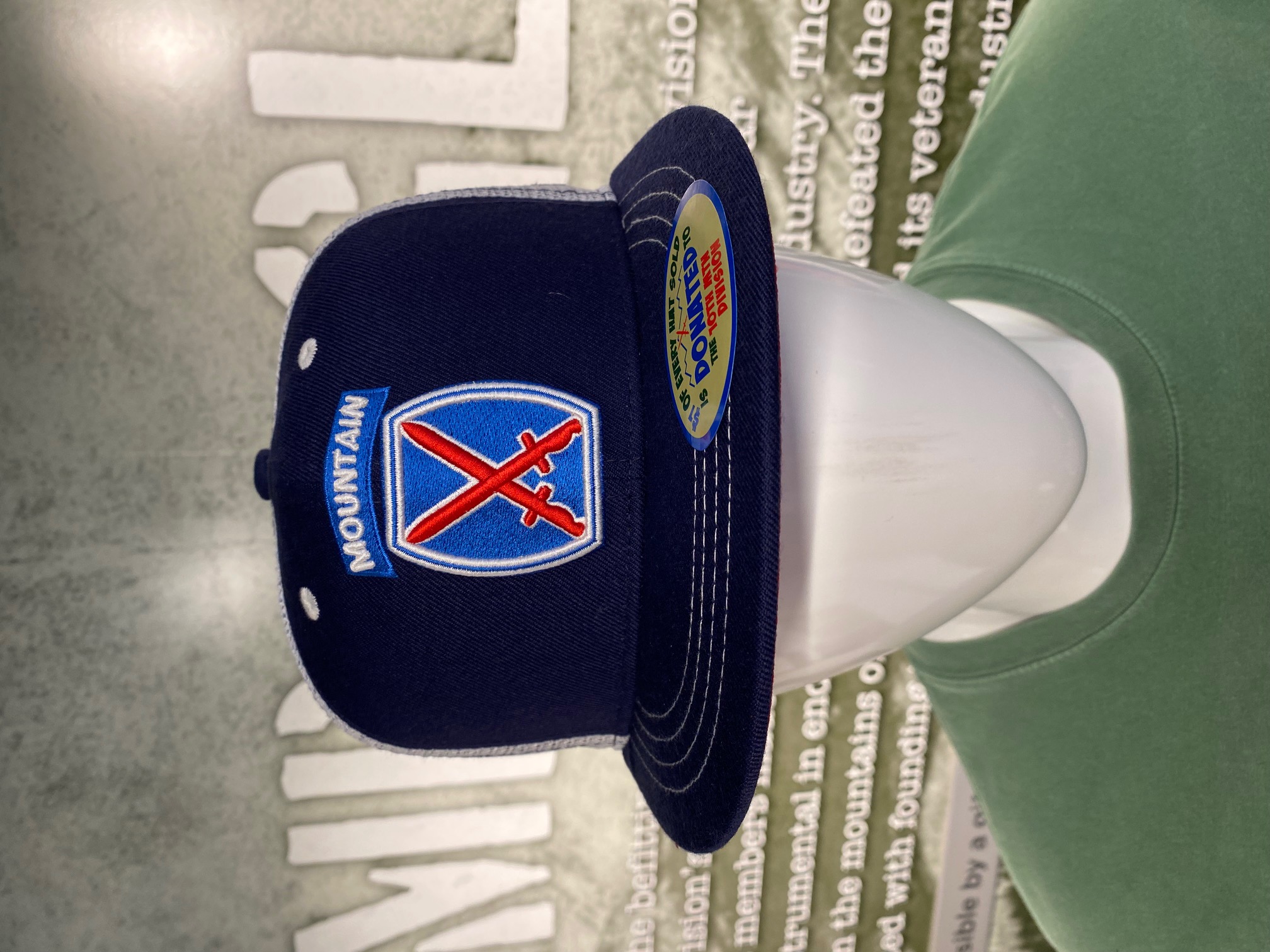 10th Mountain Division Flat Brim Hat Aksels