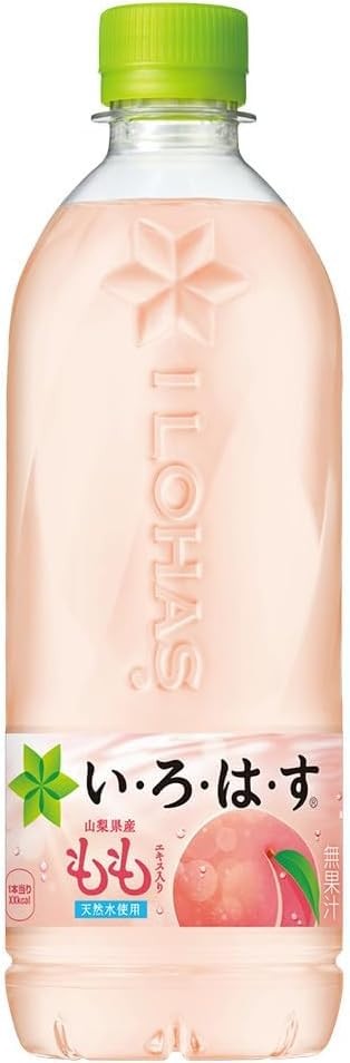 Coca Cola Japan Ilohas White Peach Flavor Water 540ml 12 Pack