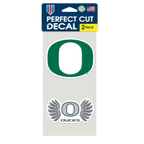 Oregon Ducks Perfect Cut Decals 2 pack