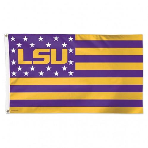 LSU Tigers Deluxe Americana Flag 3x5'