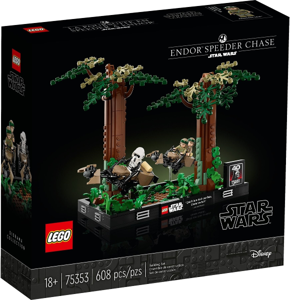 75353 Endor Speeder Chase Diorama