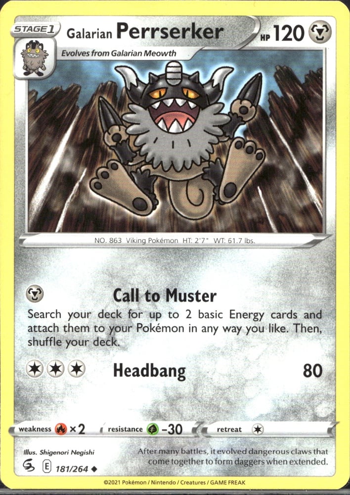 Galarian Perrserker - SWSH8 181/264
