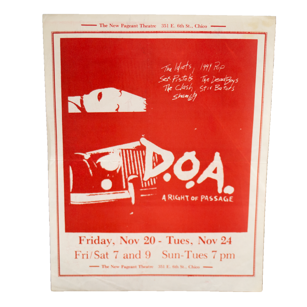 D.O.A. -- [Handbill]