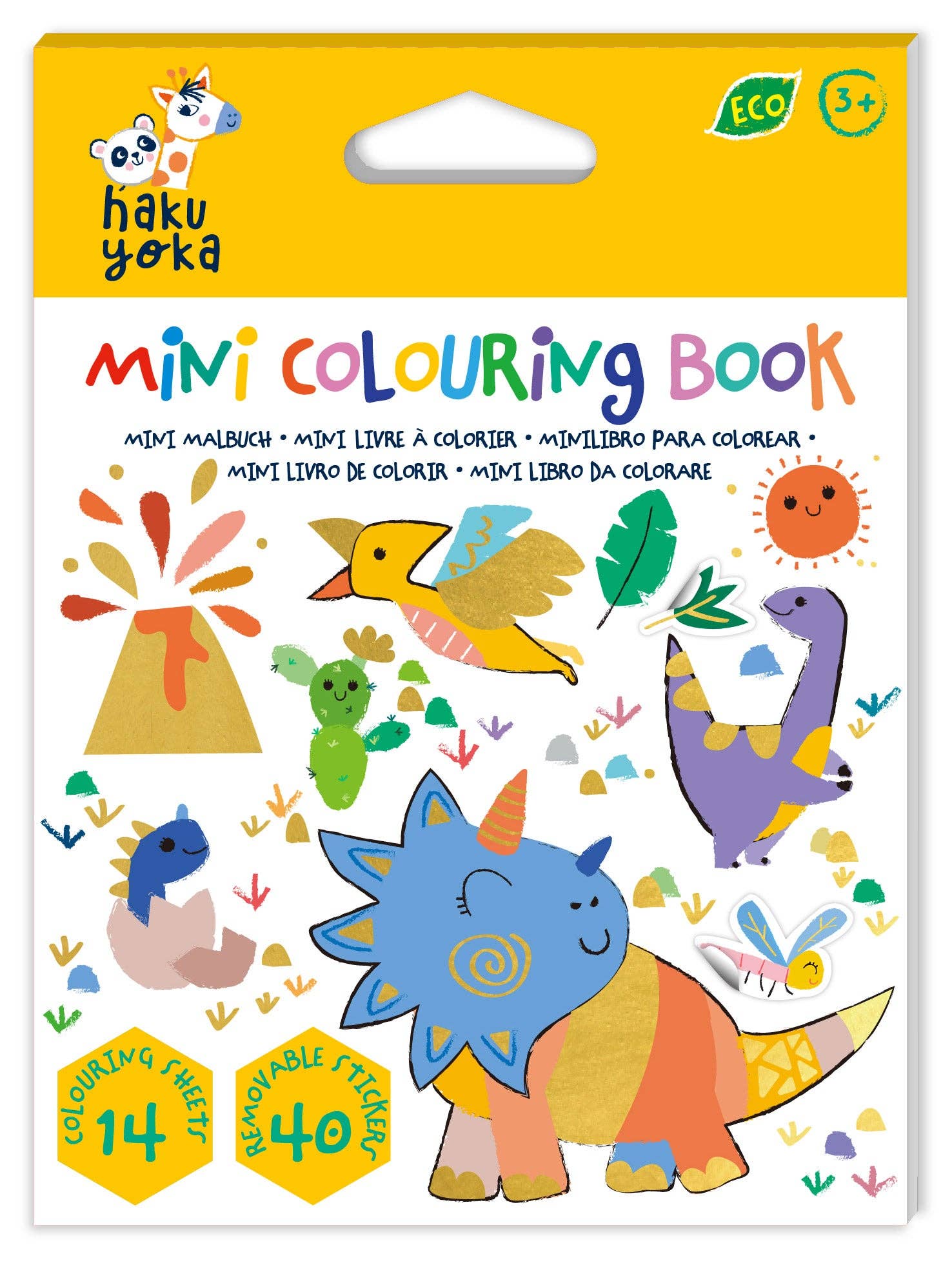 Mini Colouring Book Dino