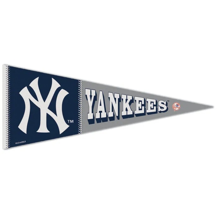 New York Yankees Premium Block Pennant 12x30"