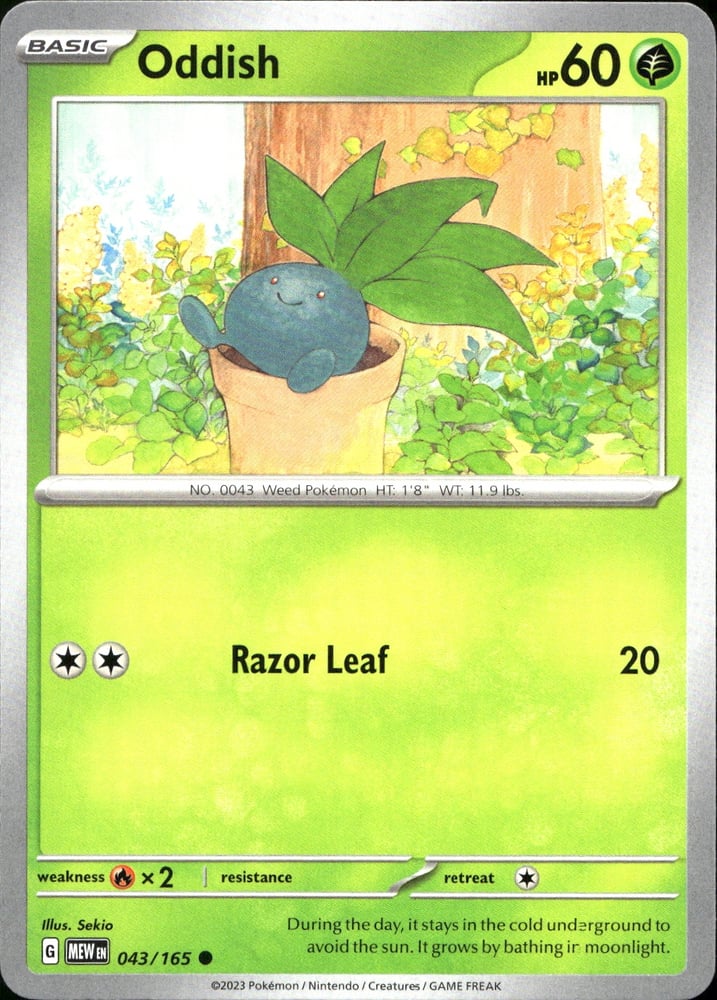 Oddish - SV03.5 43/165