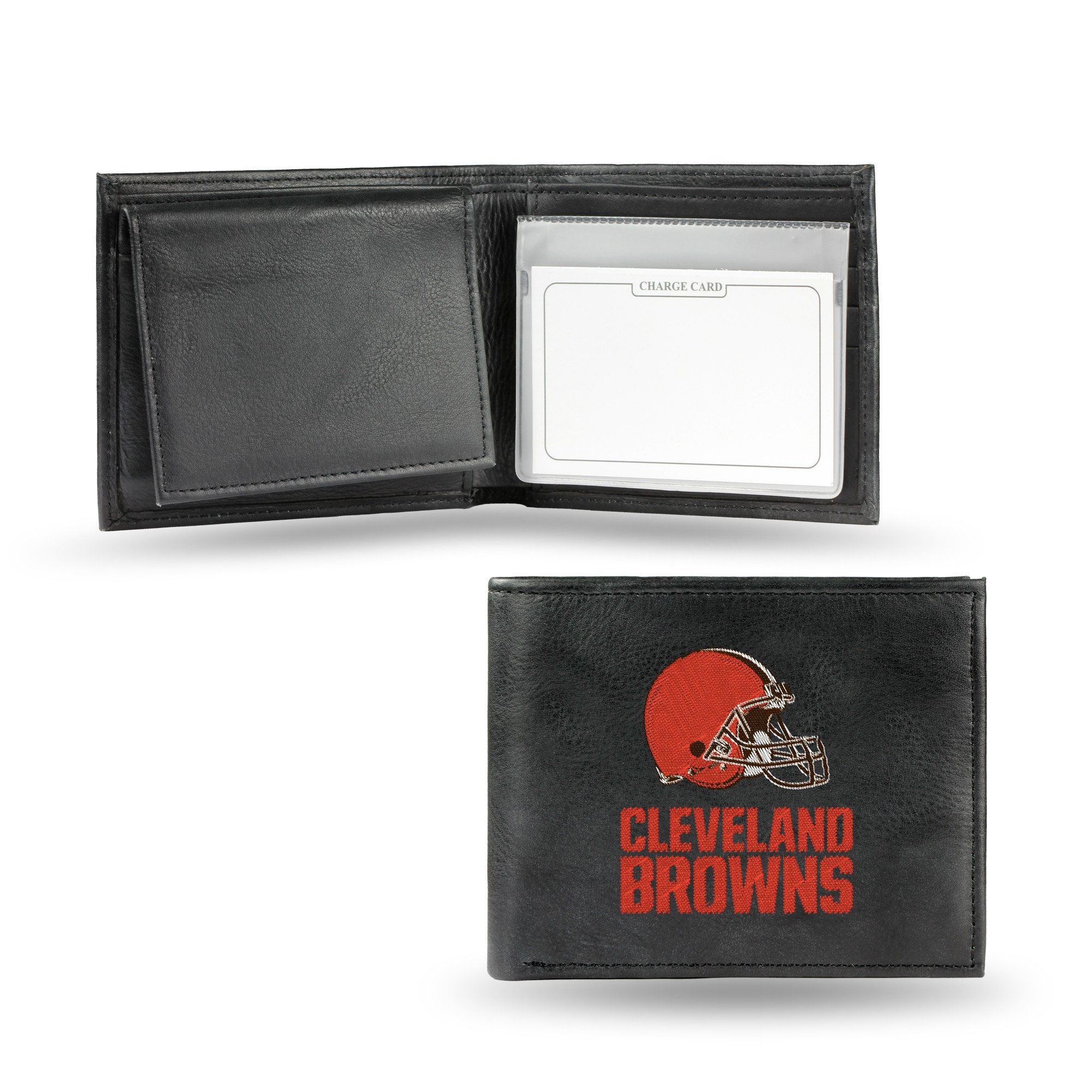 Cleveland Browns Embroidered Leather Bi-Fold Wallet