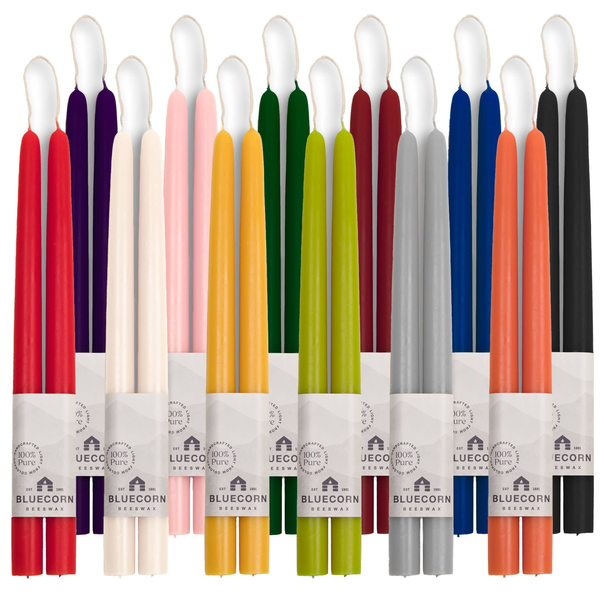 Beeswax Taper Candles – Eco-Friendly, Dripless & Handmade