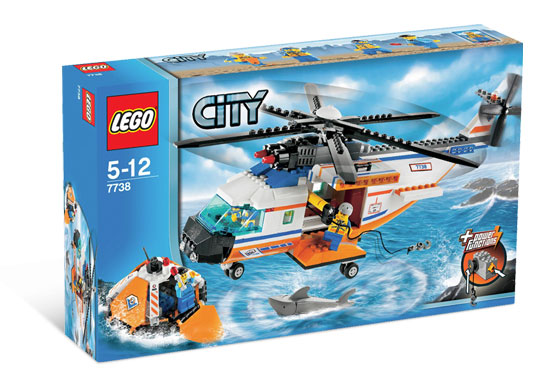 7738 Coast Guard Helicopter & Life Raft