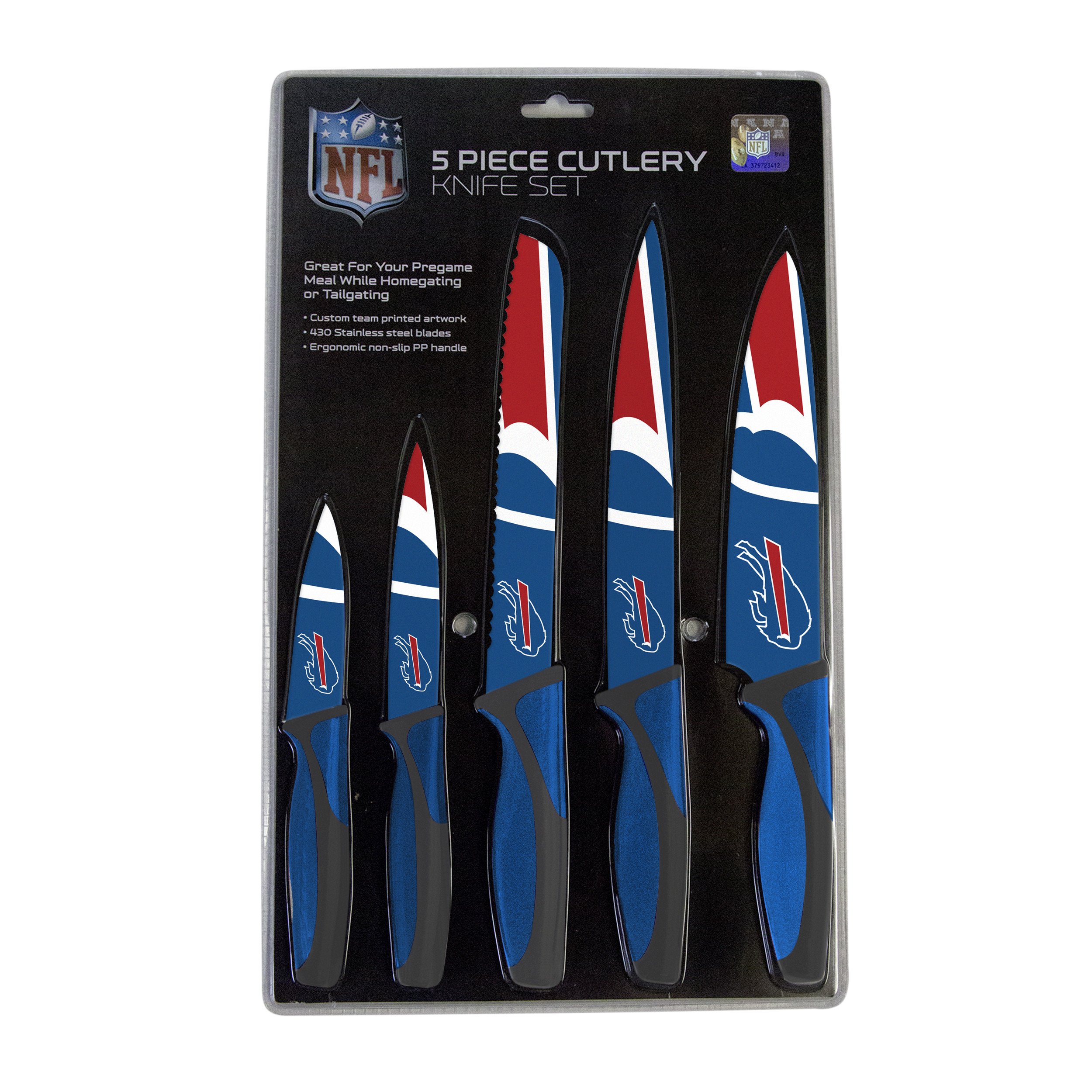 Buffalo Bills Kitchen Knife Set - 5 Pack