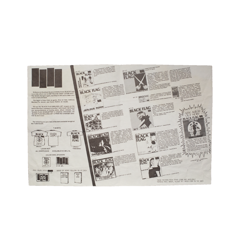 Black Flag -- Loose Nut Concert [Catalog]