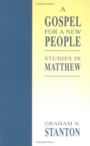 Cover of A Gospel for a New People: Studies in Matthew