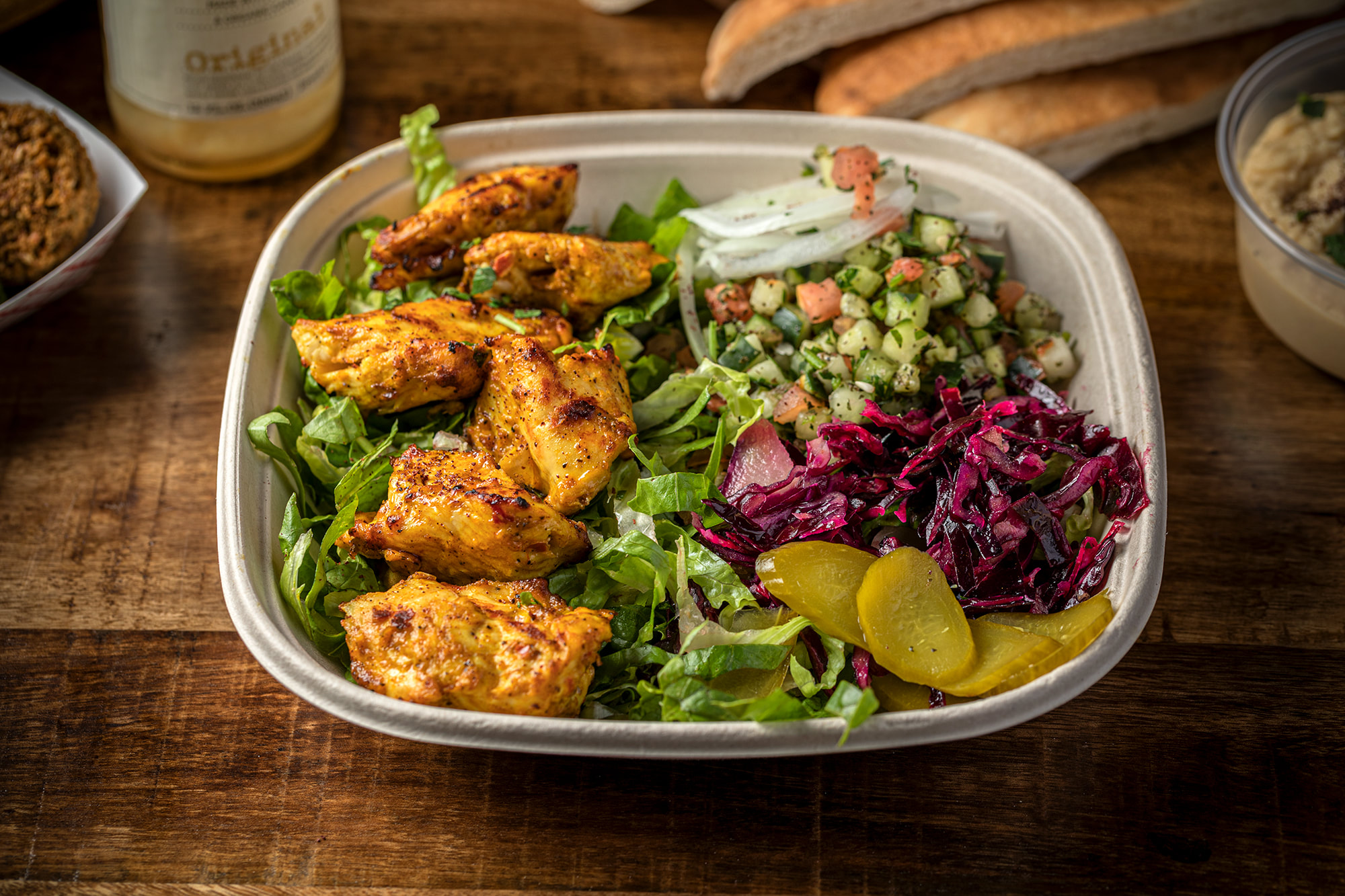 Chicken Kabob Salad