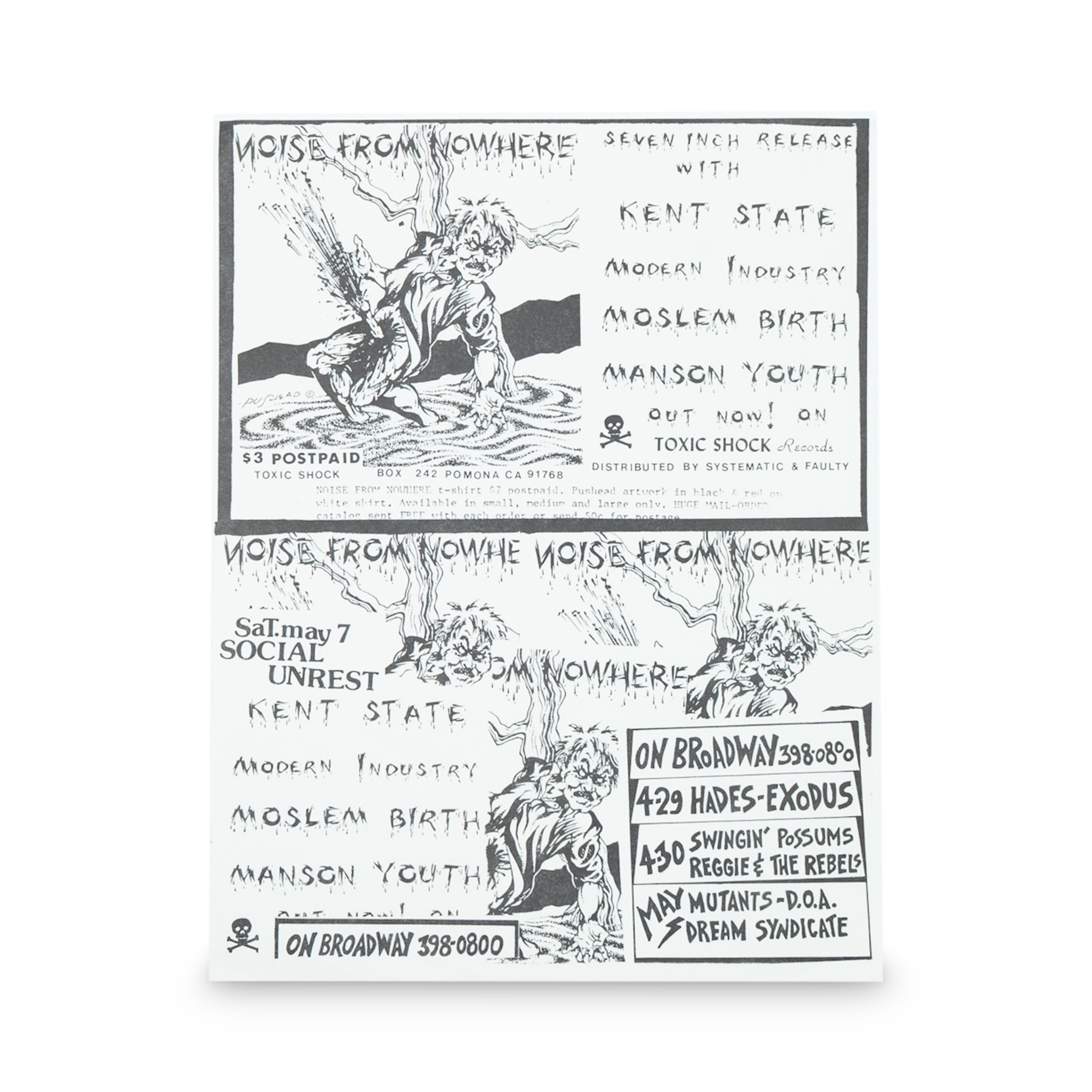 Noise From Nowhere -- Punk Compilation [Handbill]