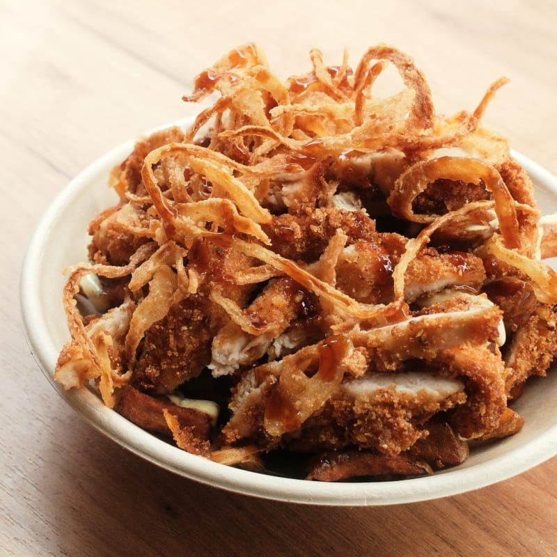 Mix de Patatas con Pollo Adobado