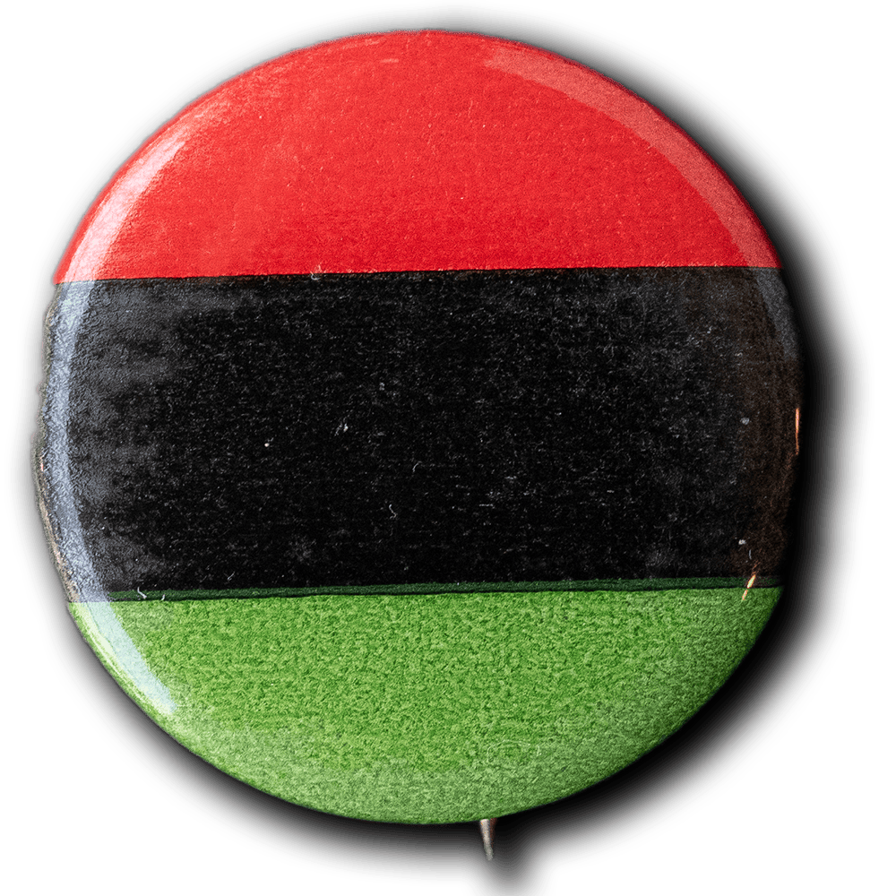 Black Liberation Flag -- 1970s [Pinback]