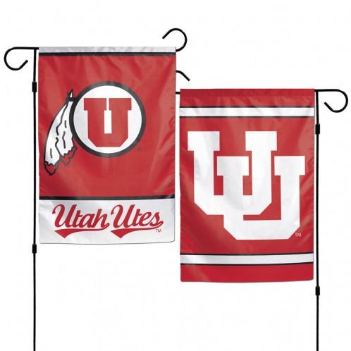 Utah Utes Flag 2 Sided Garden Flag 12x18"
