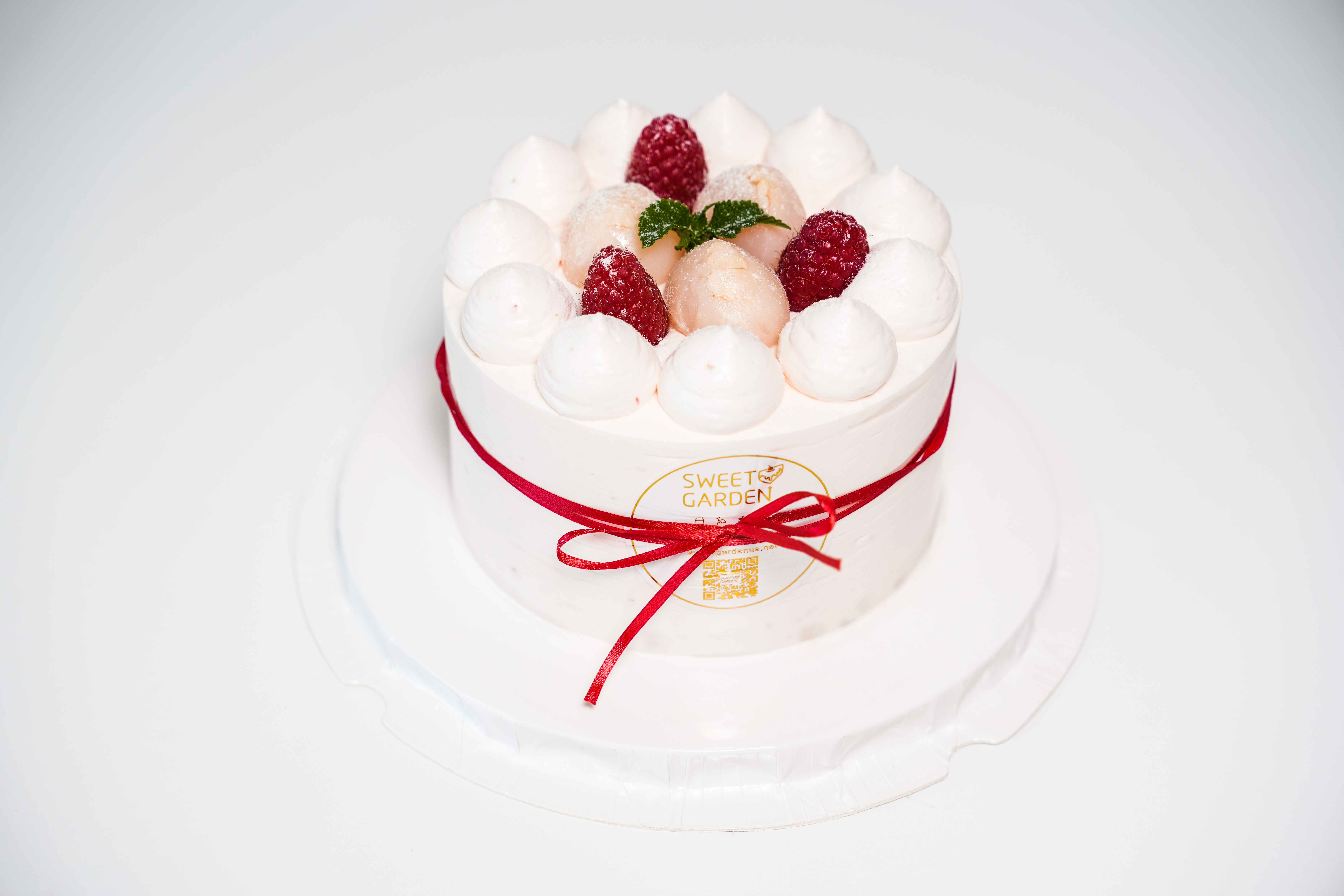 Rose Lychee Cake